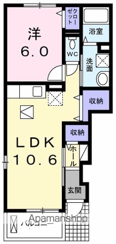 アバンツァート Iの間取り写真