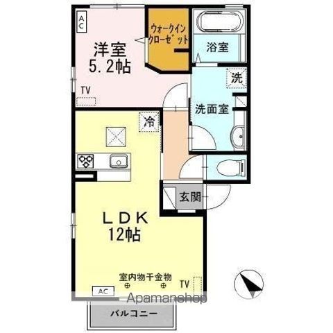 ロ・クレオの間取り写真