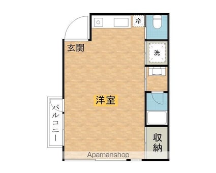 ムトウビル[1R/25m2]の間取図