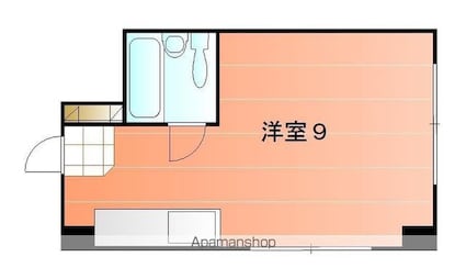 エトワール味酒[1R/18.9m2]の間取図