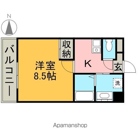 アイン橘の間取り写真