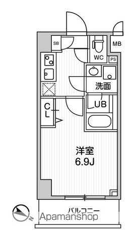 ALTERNA横濱阪東橋の間取り写真
