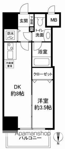 イグレック南本町の間取り写真