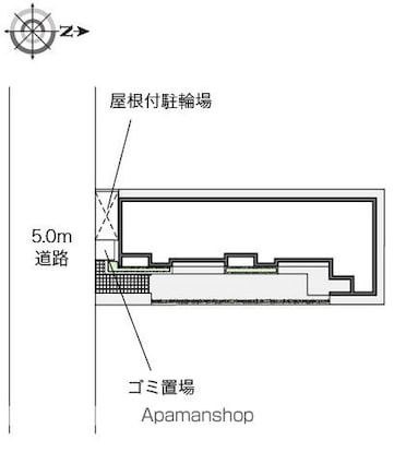 レオネクストメゾン庄内通[1K/26.41m2]の配置図