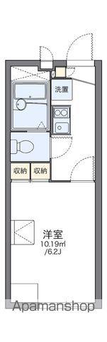 【レオパレスＥＡＳＴ　ＦＩＥＬＤの間取り】