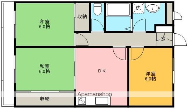 エクセル川鶴の間取り写真