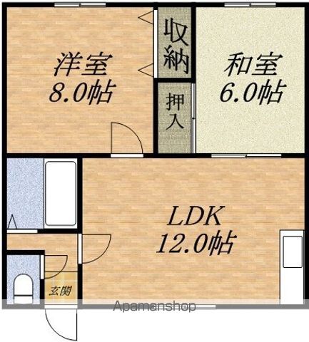 マンション正冨の間取り写真