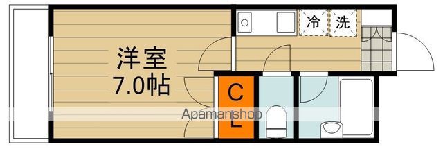 【世田谷区南烏山のマンションの間取り】