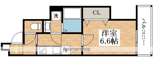 クレアール西今川の間取り写真