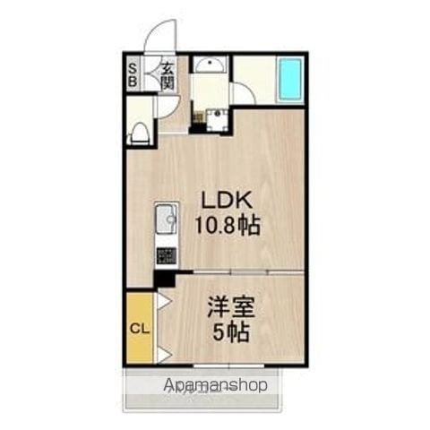 ESTAGEO北田辺の間取り写真