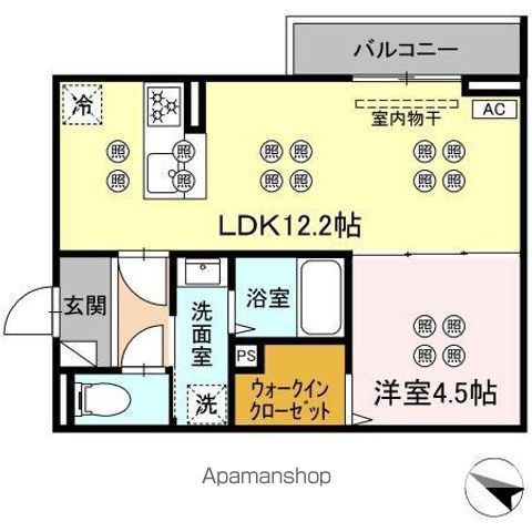 サンガーデン新山口 A棟の間取り写真