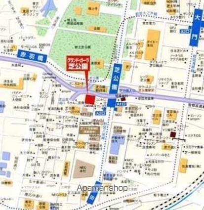 東京都港区芝３丁目[1K/22.4m2]の周辺2