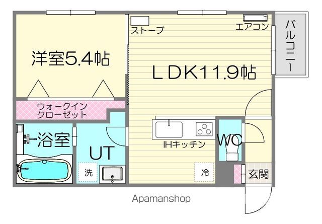 ANGEーSENTIERの間取り写真