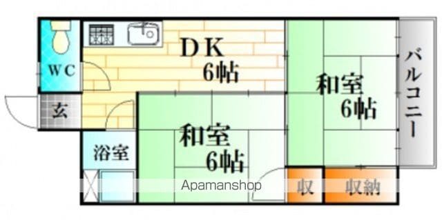 シャトー舟入の間取り写真