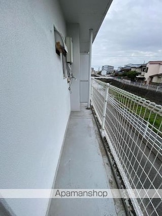 コート東ハゼⅡ[1K/19.44m2]のバルコニー