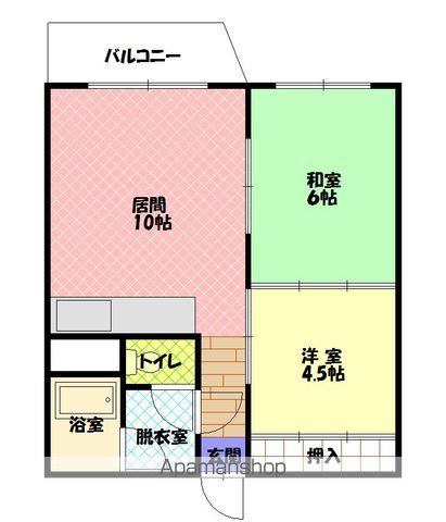 幸永ハイツの間取り写真