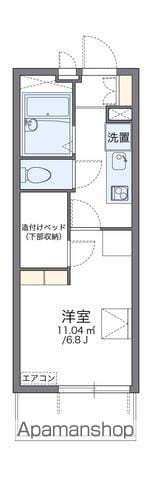 レオパレスフルリールの間取り写真