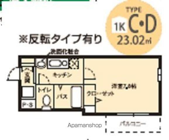 ドミール桜川IIの間取り写真