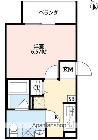 IOTアパートメント徳庵の間取り写真