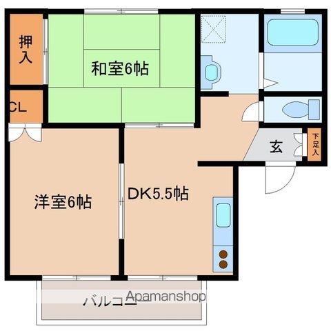 セジュールエスペランスの間取り写真