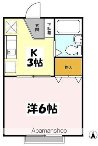 パークサイドハウス Aの間取り写真