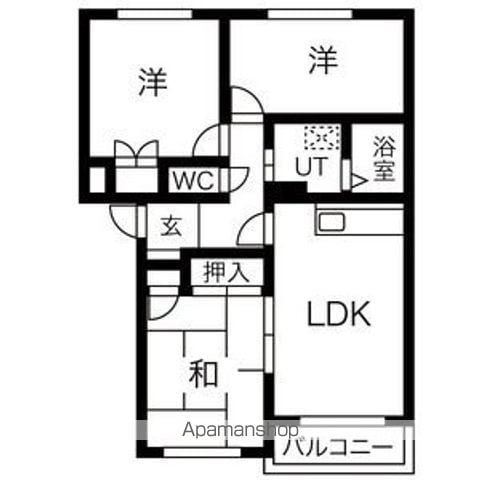 ロイヤル麻生の間取り写真