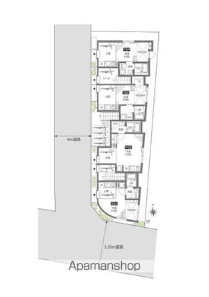 仙川アパートメント[1R/17.6m2]の間取図