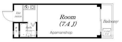 ベルシャトーむらじ[1R/18.05m2]の間取図