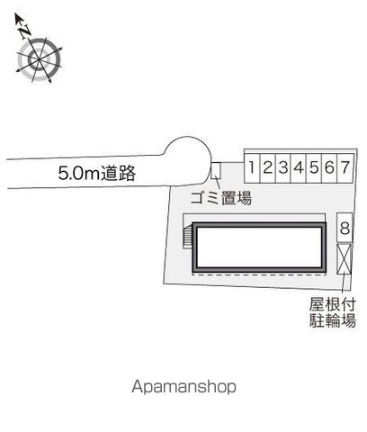 レオパレスシャルマン 102 ｜ 千葉県八千代市上高野1163-1（賃貸アパート1K・1階・22.35㎡） その13