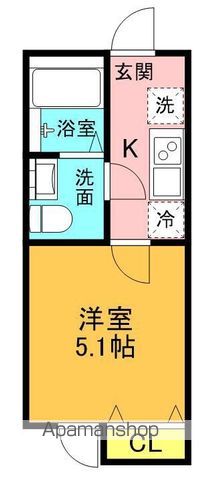 クレフラスト北久里浜の間取り写真