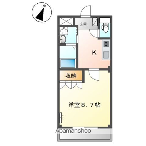 グレイスハイムの間取り写真
