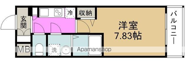 JMFレジデンス大阪福島の間取り写真
