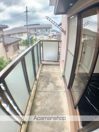 ハイツ岸田[2DK/46.35m2]のバルコニー