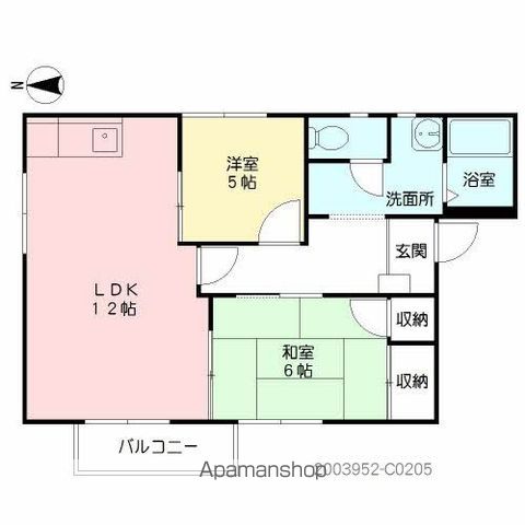 【アルブル５１０　Ｃ棟の間取り】