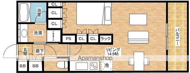 アビティ江坂の間取り写真