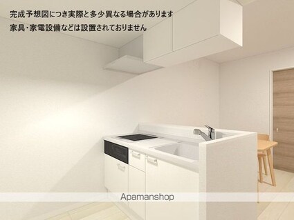 （仮）ＤーＲＯＯＭ木町通一丁目[1LDK/39.84m2]のキッチン