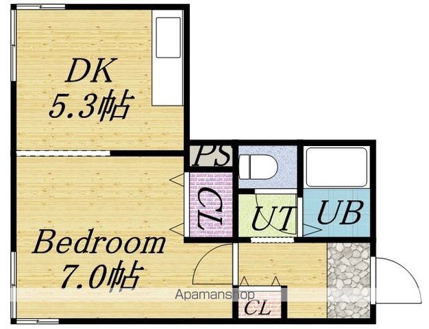 エンドレス三井北26条の間取り写真