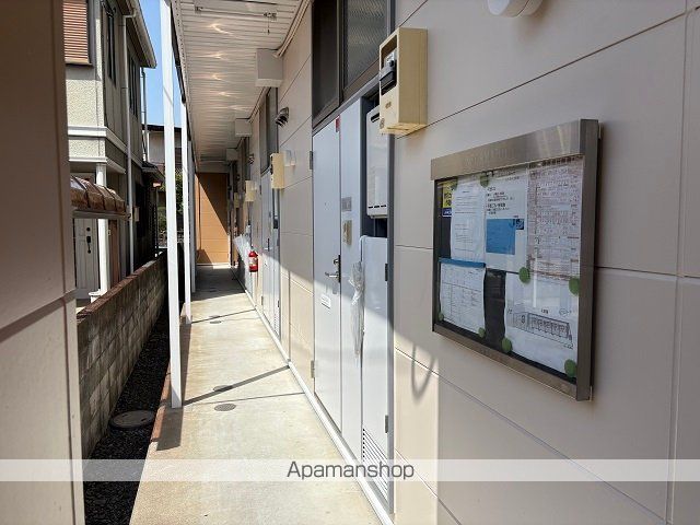 レオパレス上石田の玄関写真