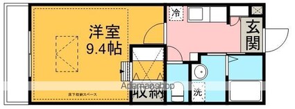 ルネスロマネガーデン[1K/30.03m2]の間取図