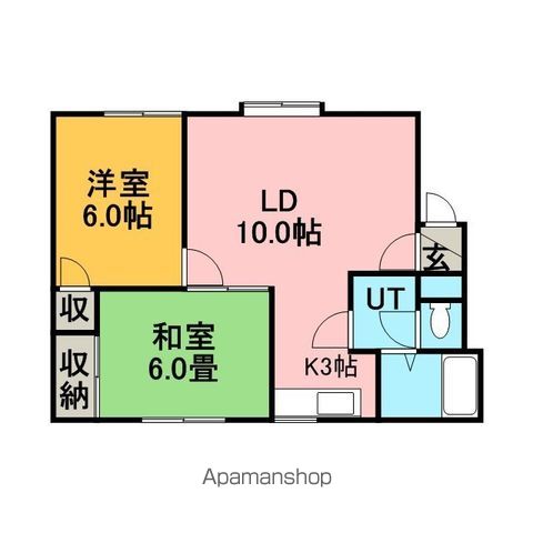 ロイヤルハウス富丘Aの間取り写真