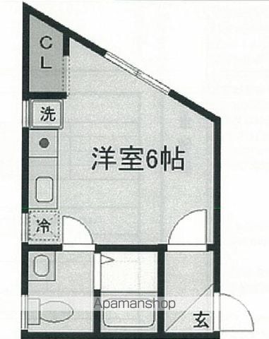 国立市西のマンションの間取り