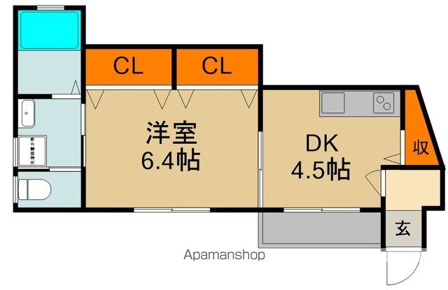 石原町アパートの間取り写真