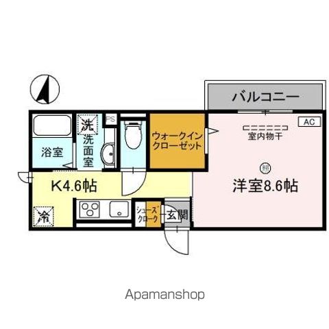 【和歌山市岡円福院東ノ丁のアパートの間取り】