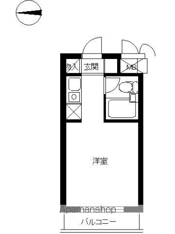 川崎市中原区木月大町のマンションの間取り