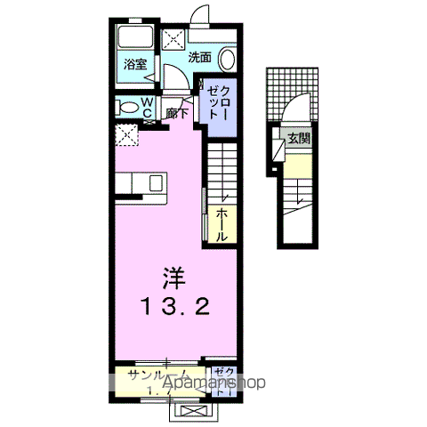 石巻市蛇田字下谷地&nbsp;2階建&nbsp;築6年のイメージ