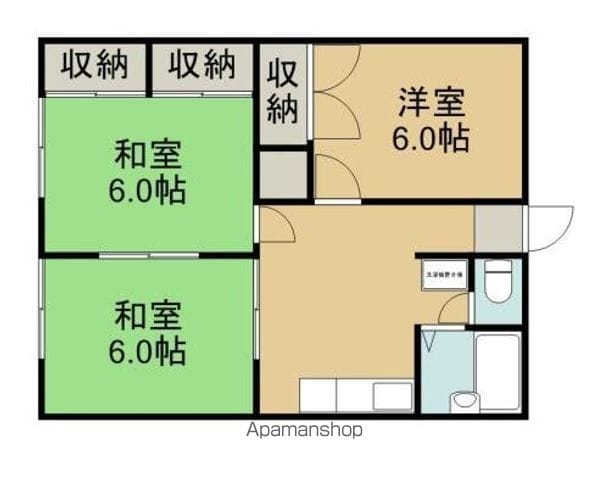 横山ハイツの間取り写真