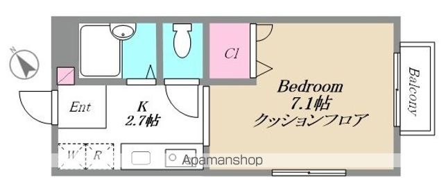 クローバーハウスの間取り写真