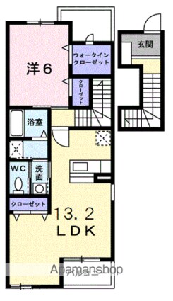ウロジンゼⅠ[1LDK/51.13m2]の間取図