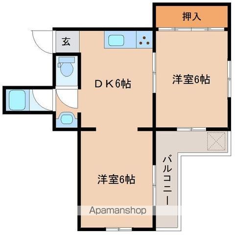 ベルクレスト恒久の間取り写真