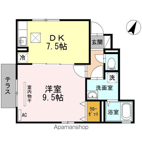 ローズコート堀越の間取り写真